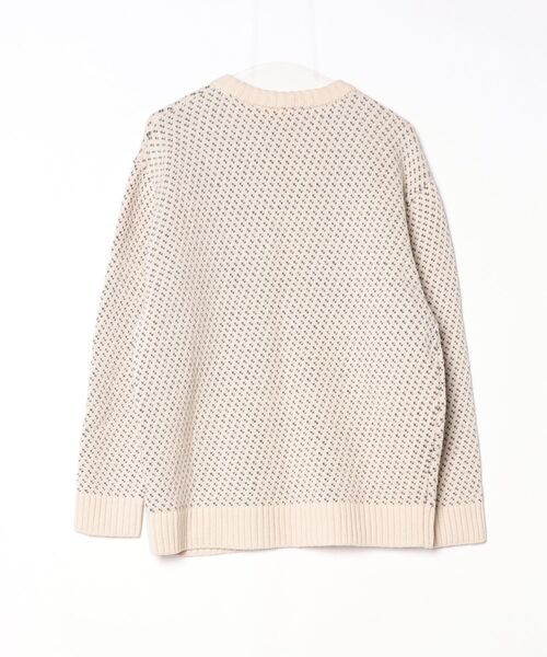 「URBAN RESEARCH ROSSO」 長袖ニット L ベージュ メンズ_画像2