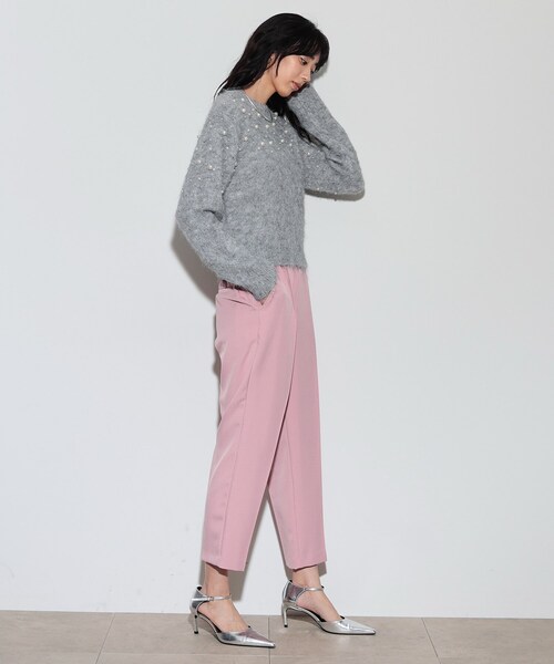 「GALLEST」 長袖ニット 38 グレー レディース_画像7