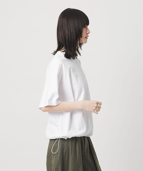 BEAUTY＆YOUTH UNITED ARROWS tシャツ ヘム ドローストリング 5分袖 T 