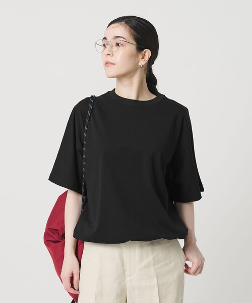 BEAUTY＆YOUTH UNITED ARROWS tシャツ ヘム ドローストリング 5分袖 T 