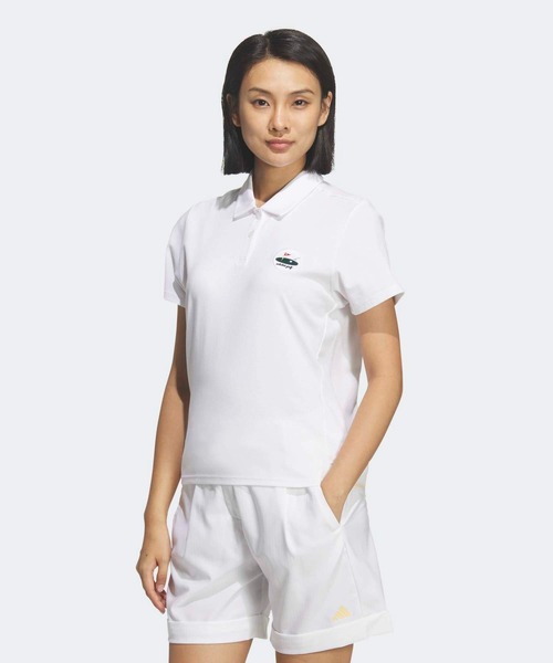 adidas（アディダス） ポロシャツ ポロ ツイストニット半袖シャツ