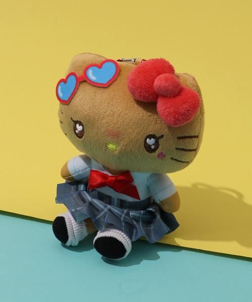NCI×サンリオマスコットキーリング ハローキティラブベア クロミ マイメロ sanrio（サンリオ） キーホルダー 「sanrio/サンリオ」日焼けキティ