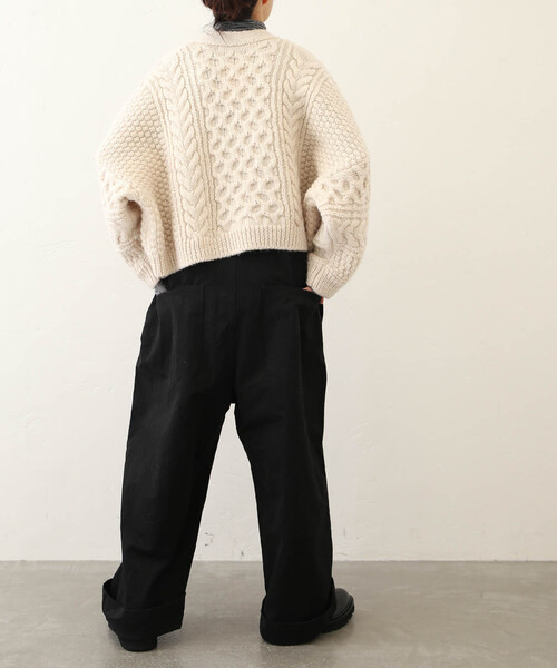 「JOURNAL STANDARD LUXE」 ニットカーディガン FREE ベージュ レディース_画像9
