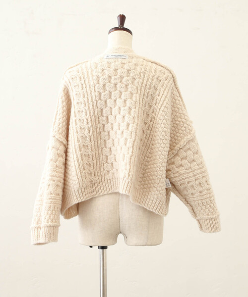 「JOURNAL STANDARD LUXE」 ニットカーディガン FREE ベージュ レディース_画像10