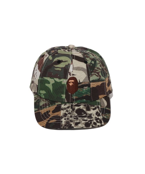 A BATHING APE（アベイシングエイプ） キャップ 帽子 CAMO PATCHWORK