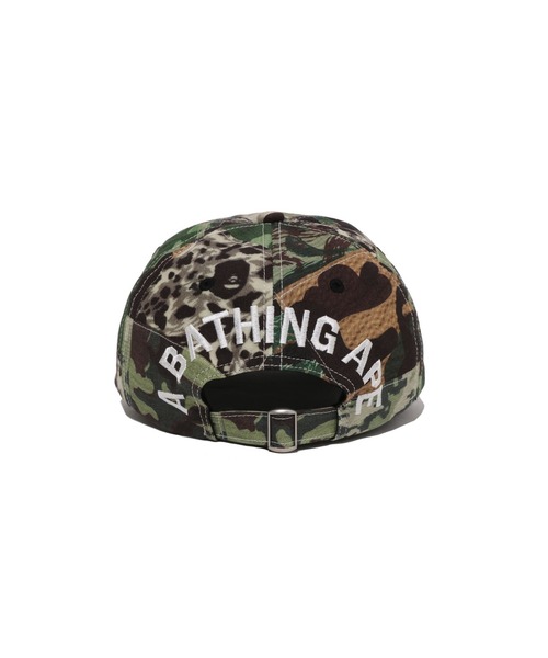 A BATHING APE（アベイシングエイプ） キャップ 帽子 CAMO PATCHWORK
