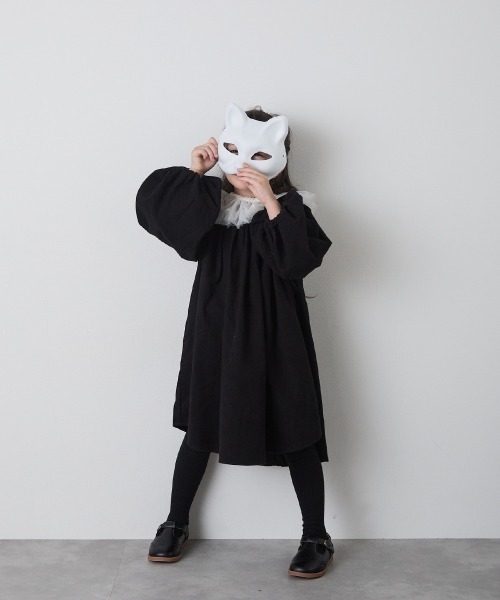 「riziere」 「KIDS」長袖ワンピース 120 ブラック キッズ_画像6