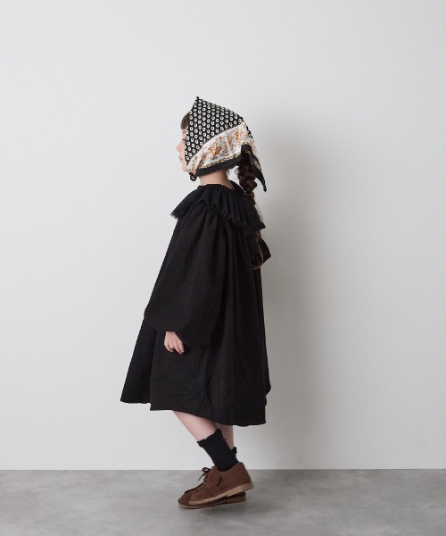 「riziere」 「KIDS」長袖ワンピース 120 ブラック キッズ_画像7