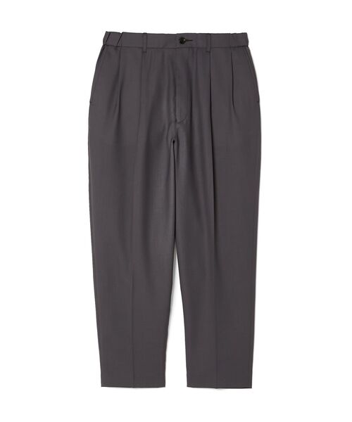 ワイドパンツ スラックス 2TUCK TROUSERS メンズ レディースの画像