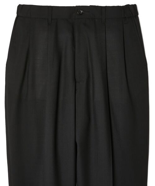 ワイドパンツ スラックス 2TUCK TROUSERS メンズ レディースの画像