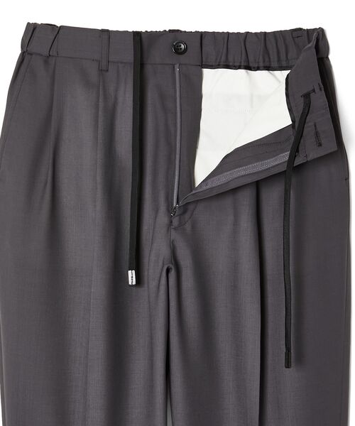 ワイドパンツ スラックス 2TUCK TROUSERS メンズ レディースの画像