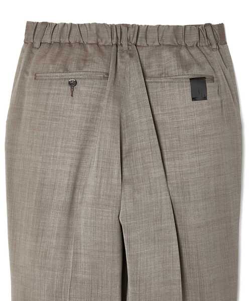 ワイドパンツ スラックス 2TUCK TROUSERS メンズ レディースの画像