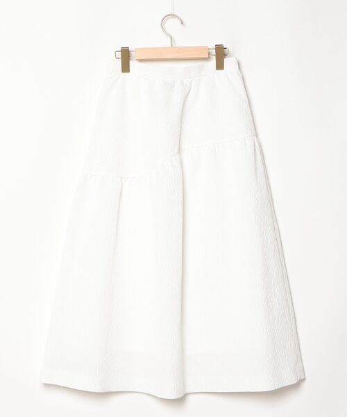 「UNITED ARROWS」 フレアスカート 36 ホワイト レディースの画像