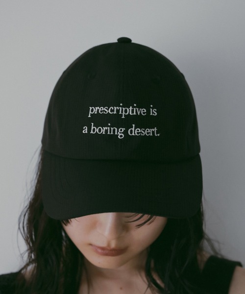 anuke（アンヌーク） キャップ 帽子 Drawstring Logo Cap レディース