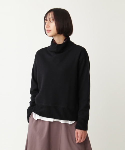 「MHL.」 長袖ニット 2 ブラウン レディース_画像3
