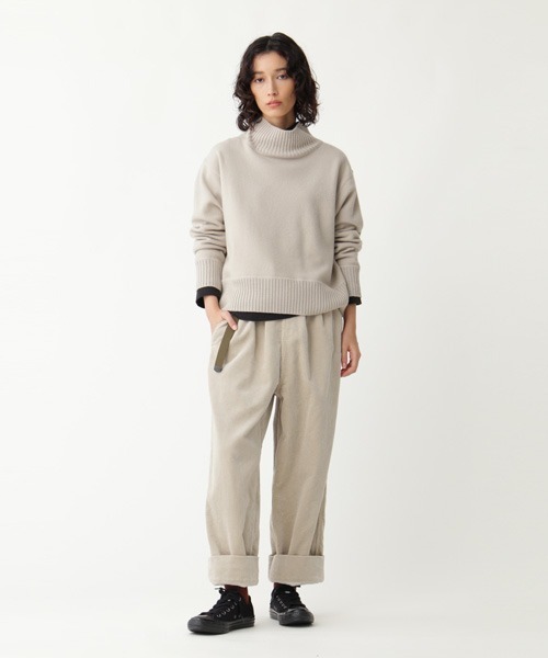 「MHL.」 長袖ニット 2 ブラウン レディース_画像8