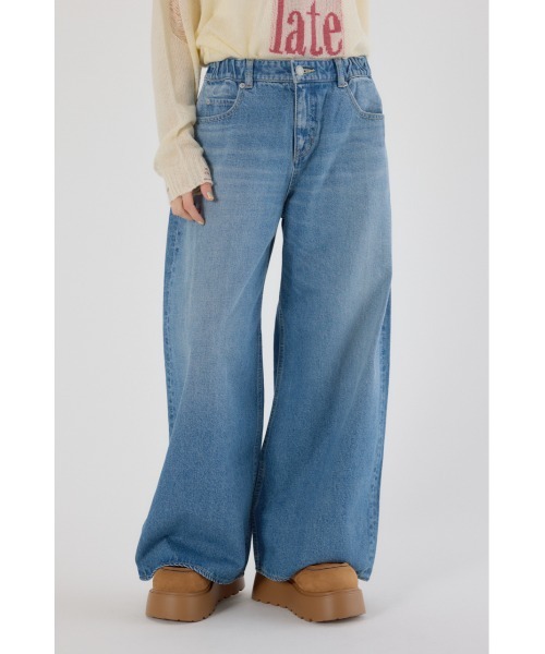 「RODEO CROWNS WIDE BOWL」 デニムパンツ SMALL ワンウォッシュ レディース