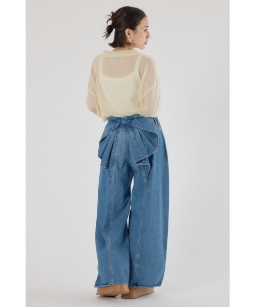 「RODEO CROWNS WIDE BOWL」 デニムパンツ SMALL ワンウォッシュ レディース