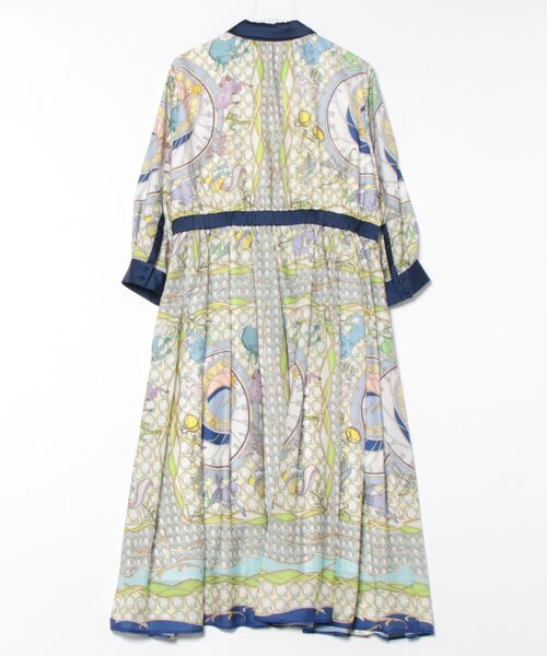 「Audie a Muses」 長袖ワンピース 38 グリーン レディースの画像
