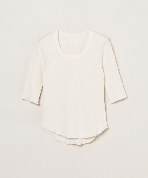 three dots（スリー ドッツ） tシャツ シャイニー リブジェシカ