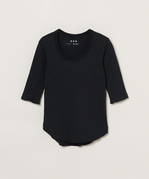 three dots（スリー ドッツ） tシャツ シャイニー リブジェシカ
