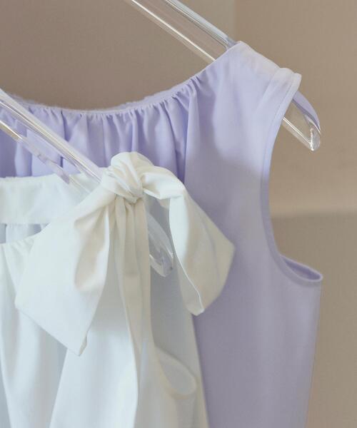 ブラウス シャツ 「sweet掲載」「ちょうど、いい服」ときめきリボンブラウス レディースの画像