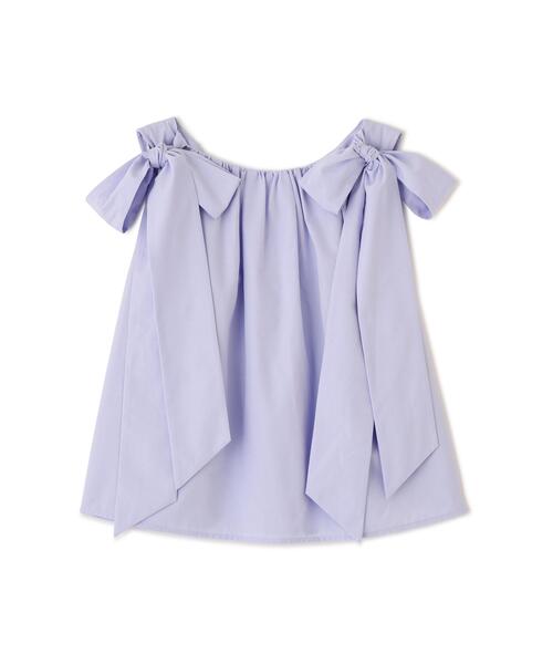 ブラウス シャツ 「sweet掲載」「ちょうど、いい服」ときめきリボンブラウス レディースの画像