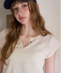 tシャツ 半袖 アソートボタンVネックT/As...の詳細画像3