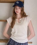 tシャツ 半袖 アソートボタンVネックT/As...の詳細画像4