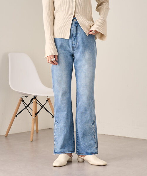 「Kastane」 デニムパンツ 1 ブルー レディース_画像2