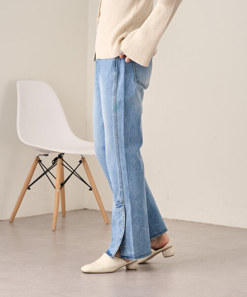 「Kastane」 デニムパンツ 1 ブルー レディース_画像3