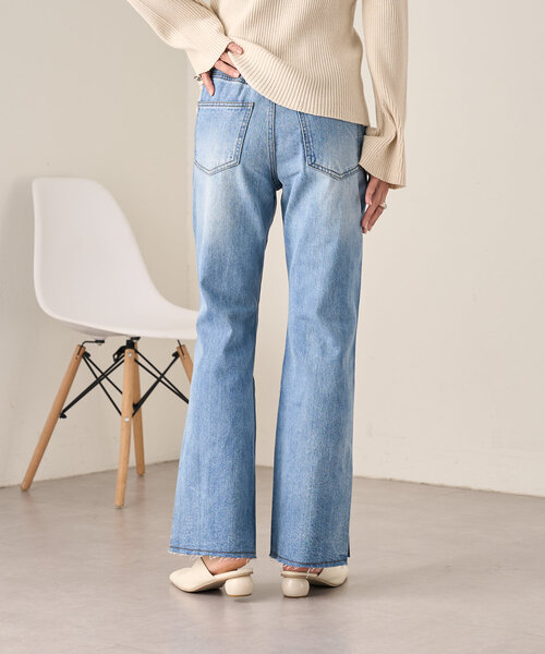 「Kastane」 デニムパンツ 1 ブルー レディース_画像4