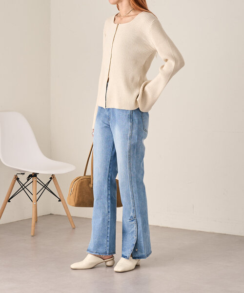 「Kastane」 デニムパンツ 1 ブルー レディース_画像6
