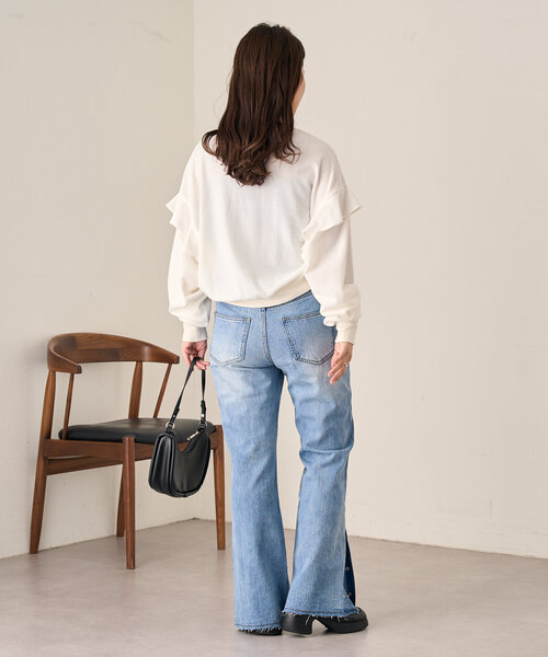 「Kastane」 デニムパンツ 1 ブルー レディース_画像9