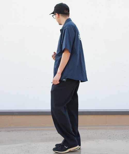 「DANTON」 半袖シャツ 38 ダークベージュ メンズ_画像7