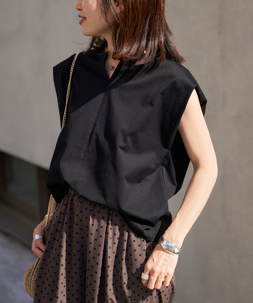 VERMEIL par iena（ヴェルメイユパーイエナ） tシャツ ヘンリー 