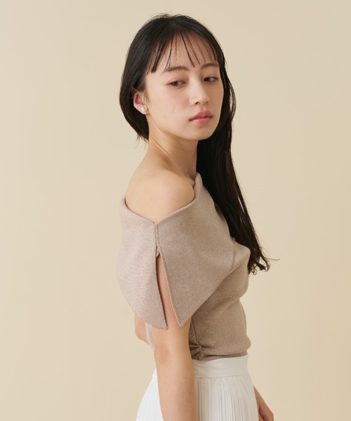 SNIDEL（スナイデル） ニット セーター アシメデザインニットプル
