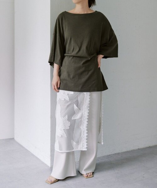 tシャツ スラブコットンBIGTee レディースの画像