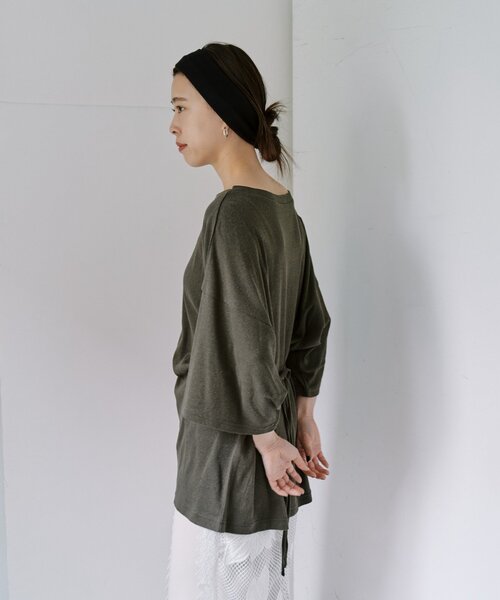 tシャツ スラブコットンBIGTee レディースの画像