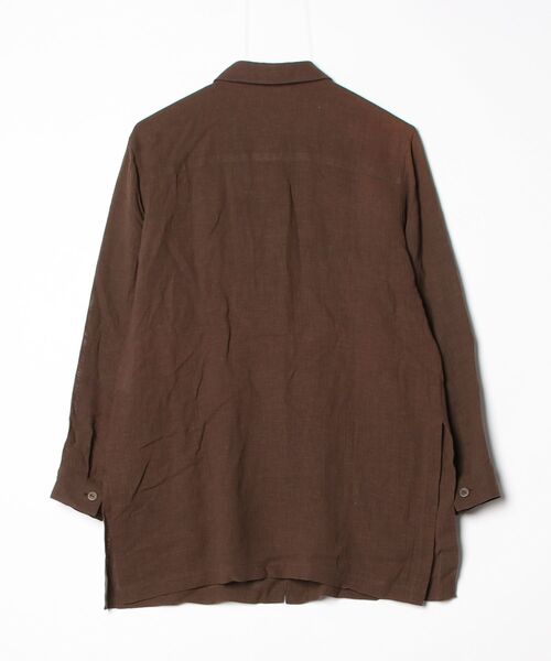 「LANCEL」 長袖シャツ - ブラウン レディース_画像2