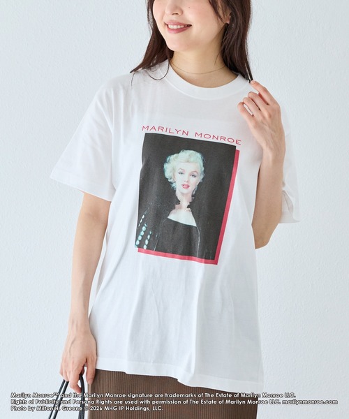 Marilyn Monroe フォトプリント Tシャツ GOOD ROCK SPEED（グッドロックスピード） tシャツ 半袖 「GOOD ROCK