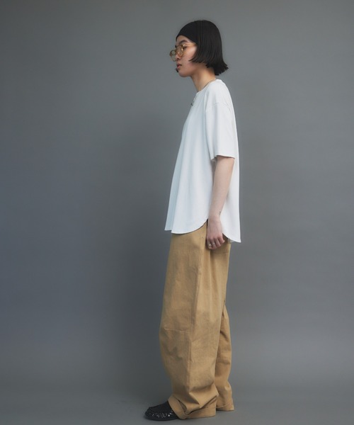 「HANNE」 チノパンツ MEDIUM ブラック レディース_画像8
