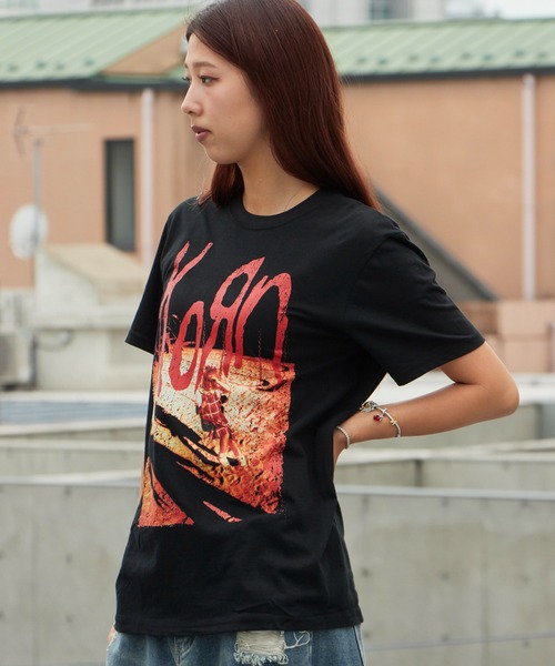ROOP TOKYO tシャツ KORN/コーン UNISEX T-SHIRT: SHADOW PLAYGROUND