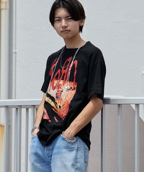 ROOP TOKYO tシャツ KORN/コーン UNISEX T-SHIRT: SHADOW PLAYGROUND