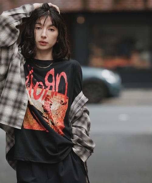 ROOP TOKYO tシャツ KORN/コーン UNISEX T-SHIRT: SHADOW PLAYGROUND