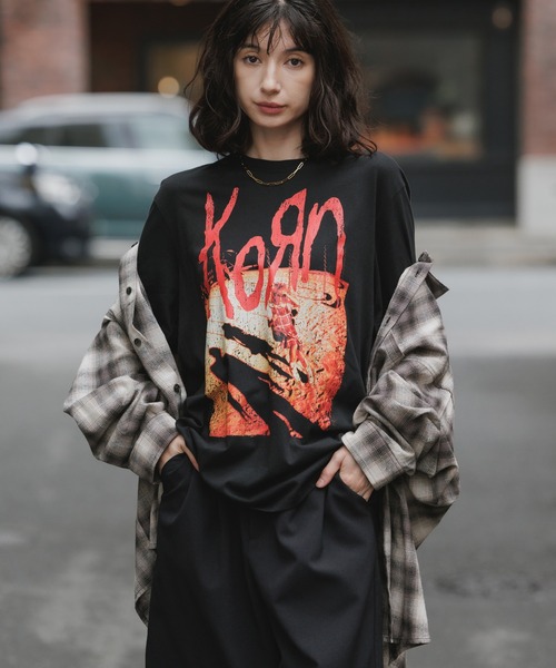 ROOP TOKYO tシャツ KORN/コーン UNISEX T-SHIRT: SHADOW PLAYGROUND