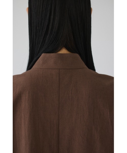 RIM.ARK ベスト ジレ 夏 Linen mix box vest(リネンミックスボックス