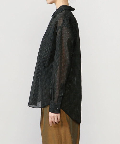 「Bshop」 長袖シャツ WOMENS ホワイト系その他 レディース_画像6