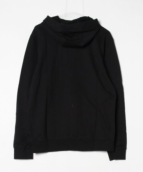 「EMPORIO ARMANI EA7」 ジップアップパーカー X-LARGE ブラック メンズ_画像2