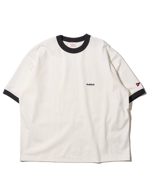 「Healthknit」 半袖Tシャツ MEDIUM オフホワイト メンズ_画像6